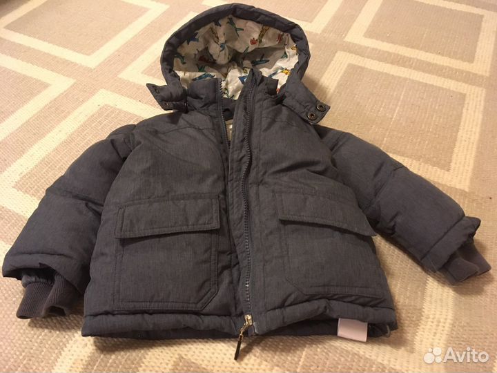 Куртка детская зимняя размер 80