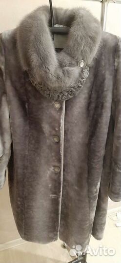 Шуба из мутона