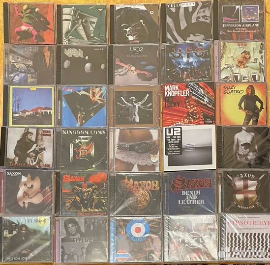 Зарубежные группы, коллекция CD дисков