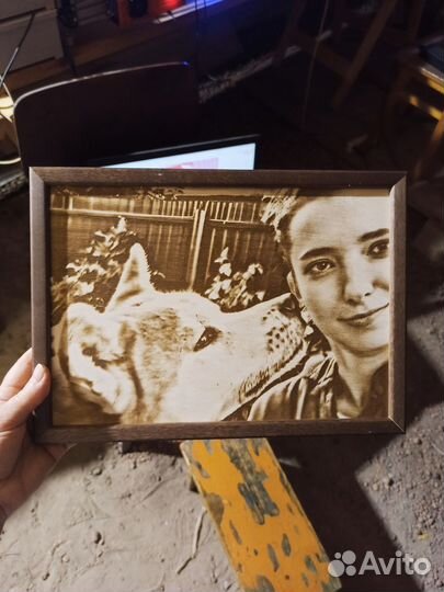 Выжигание портретов на дереве