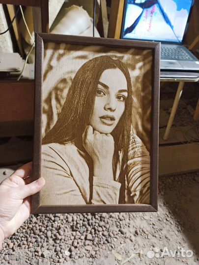 Выжигание портретов на дереве