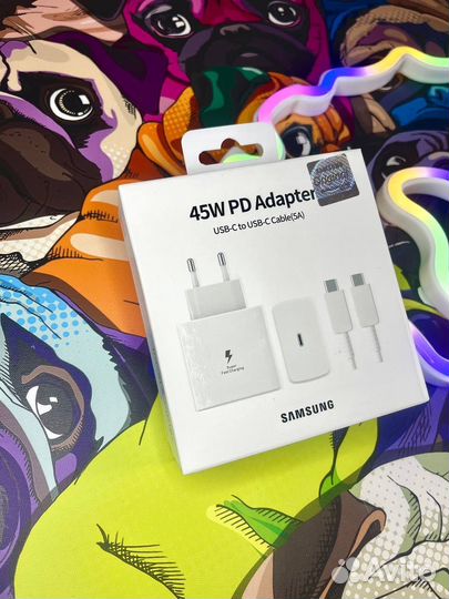 Быстрая зарядка Samsung 45W
