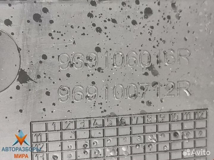 Консоль салона (центральная часть) Dacia Duster