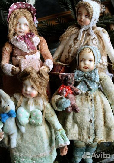 Коллекция ватных игрушек 