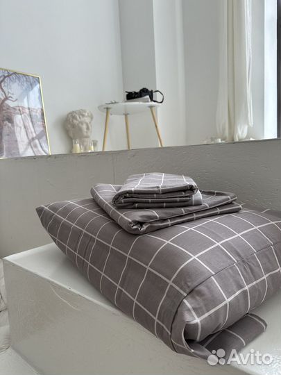 Белье постельное 1,5 бязь с одной наволочкой