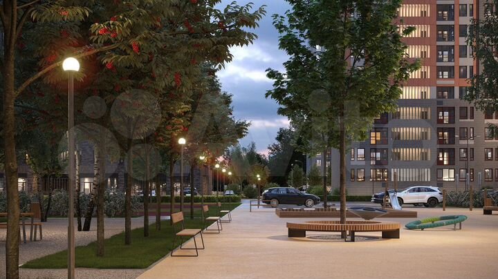 2-к. квартира, 45 м², 10/22 эт.