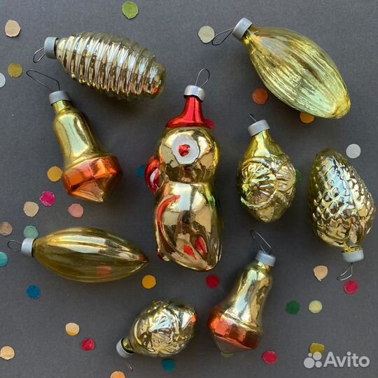 Елочные игрушки СССР