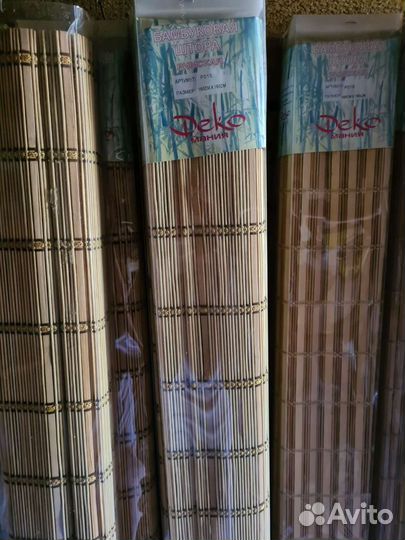 Бамбуковые римские шторы