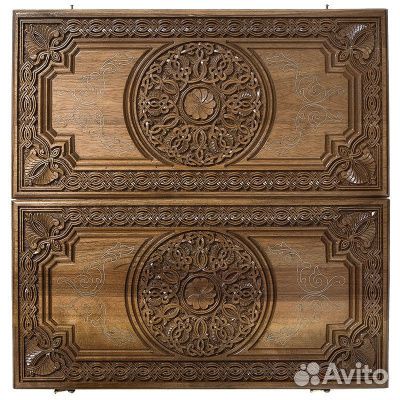 Нарды haleyan резные 