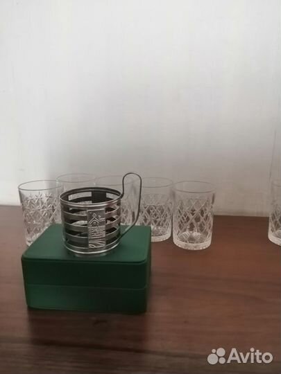 Стаканы хрустальные