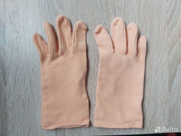 Перчатки хлопковые косметические для крема