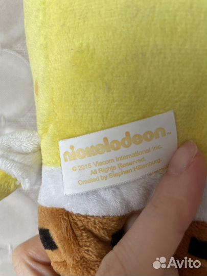 Мягкая игрушка Губка Боб квадратные штаны