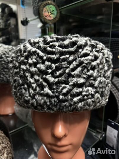 Шапка ушанка каракуль