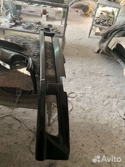 Юбка переднего бампера Mitsubishi Pajero 4