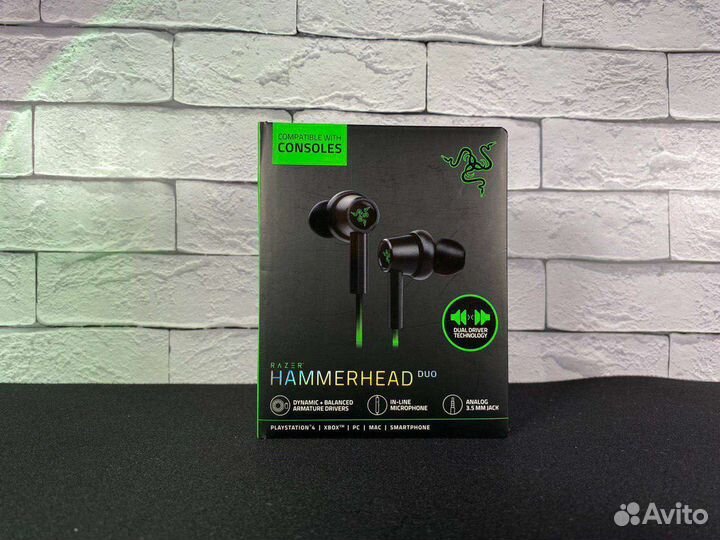 Наушники Razer Hammerhead duo