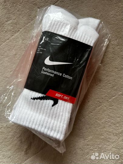 S, M, L. Высокие носки Nike. С махрой. Оригинал