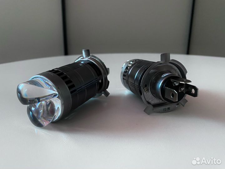 Сверх яркие 100 Ват Лампы с линзой H4