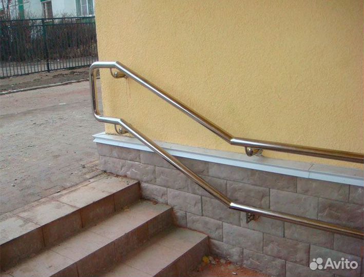 Стеклянные перила для лестниц из нержавеющей стали