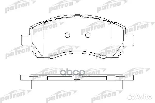 Колодки тормозные дисковые передн subaru: impreza