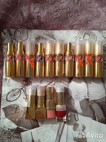 Помада для губ YSL, Lancome, Clarins, Givenchy