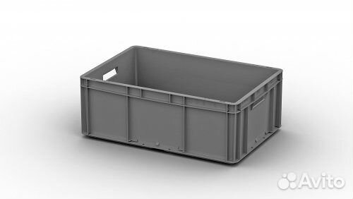 Евроконтейнер EC-6422 (600х400х220 мм) сплошной