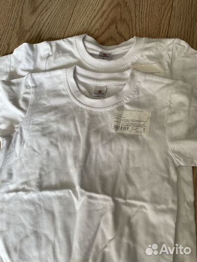 Белые футболки на мальчика 98 см