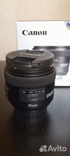 EF canon 35 mm f/2 IS USM