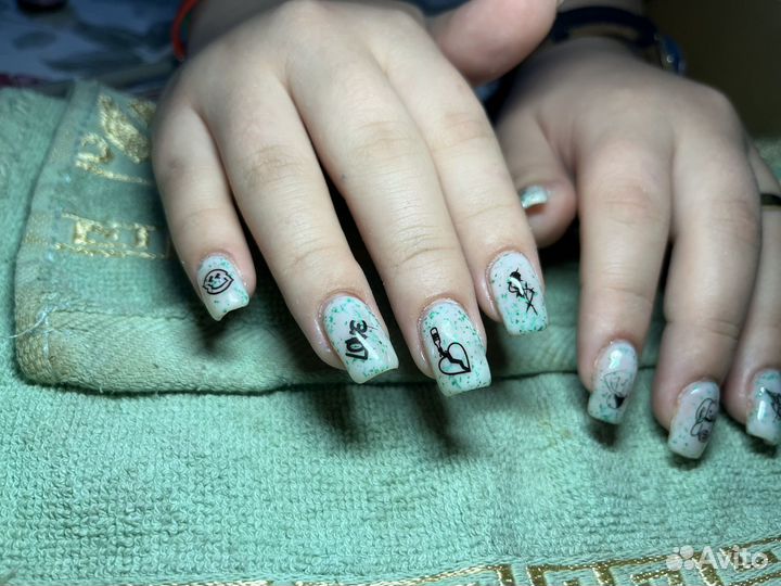 Маникюр с покрытием