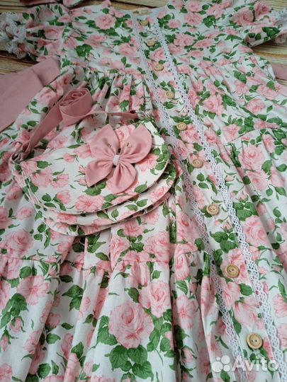 Летнее платье для девочки