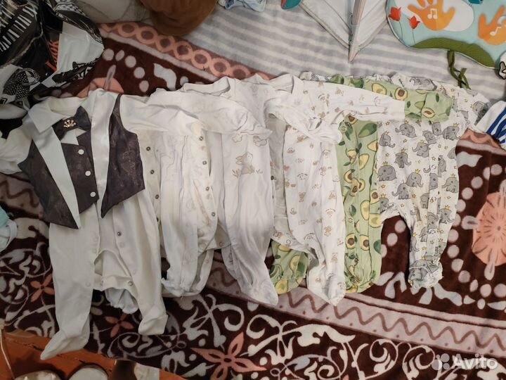 Большой пакет вещей для новорожденного