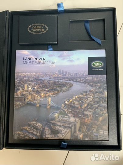 Сервисная книга в кожанной коробке Range Rover