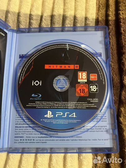 Диски для ps4 hitman 3
