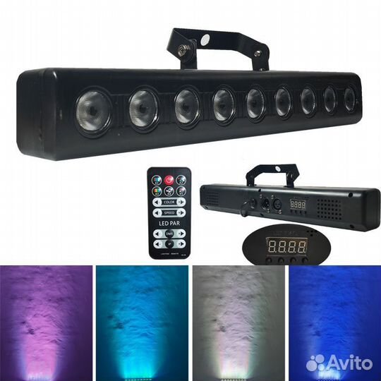 Светомузыка rgbw 9в1 108Вт