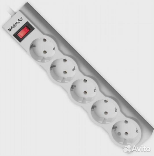 Сетевой фильтр - удлинитель (6 розеток) шнур 5 м