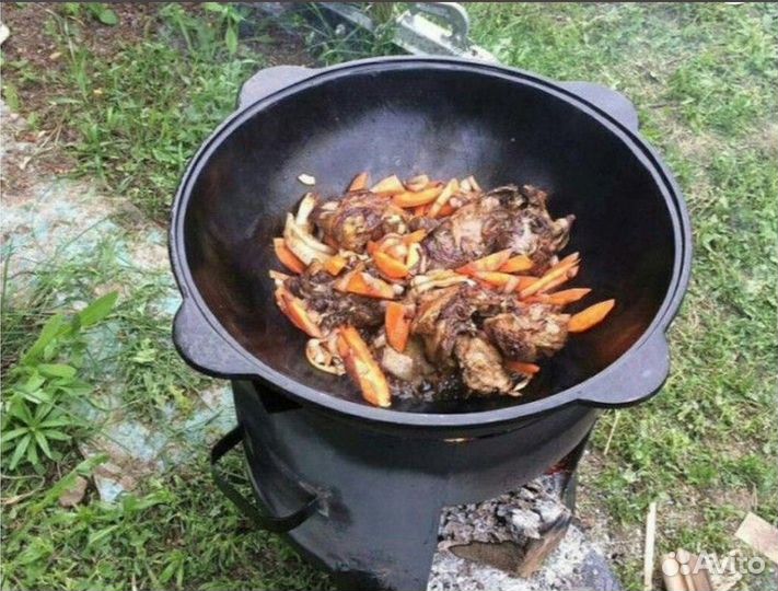 Казан чугунный узбекский