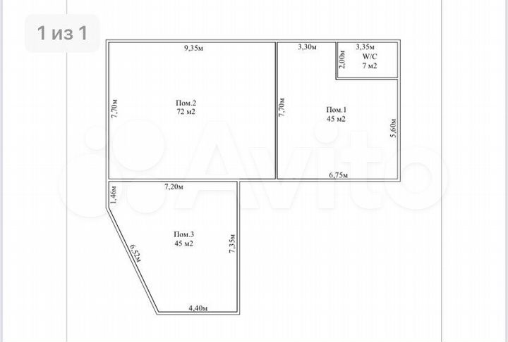 Торговая площадь, 25 м²