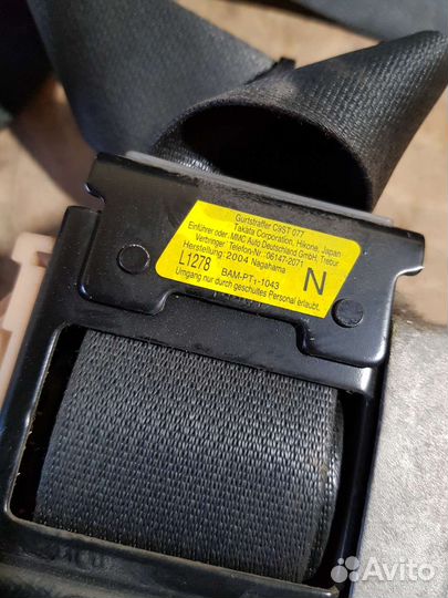 Ремень безопасности Mitsubishi lancer 9