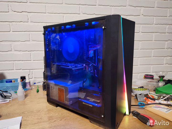 Системный блок i3 7100, rx550