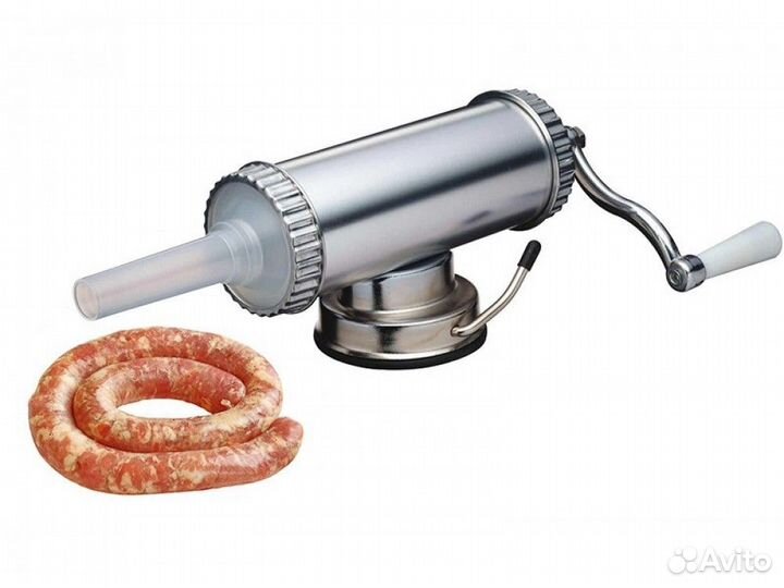 Шприц колбасный стальной (объем 2500-3000 гр.)