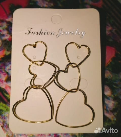 Серьги. Бижутерия. Новые