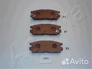 Колодки тормозные задние к-кт Great Wall