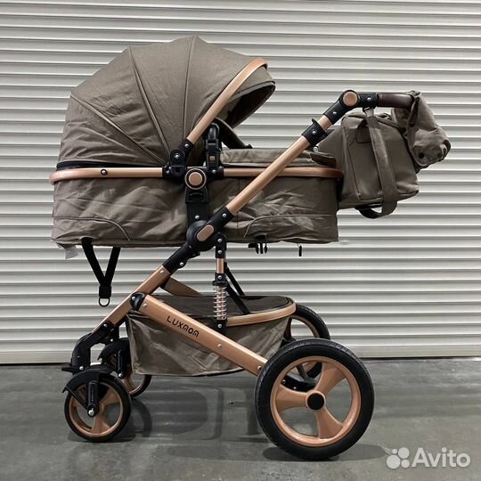 Коляска трансформер 3в1 luxmom 518 new