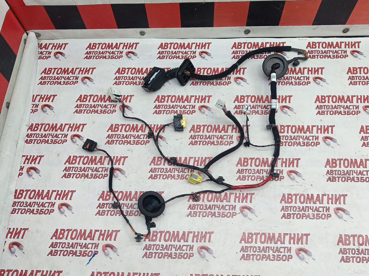 Проводка двери передней левой Санта Фе 4 TM