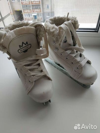 Коньки детские с двумя лезвиями