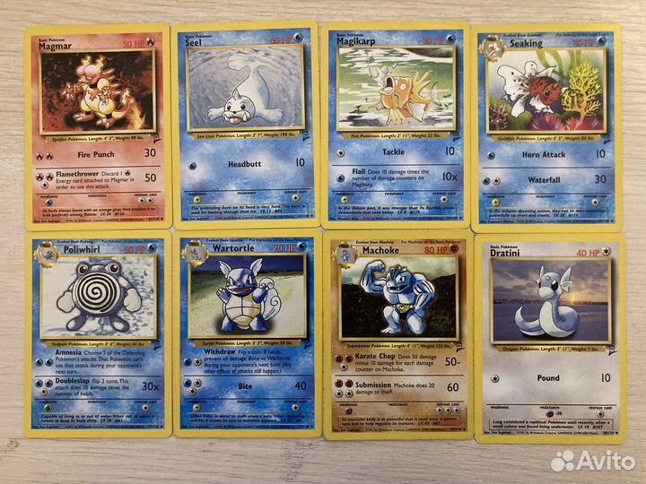 Карточки покемон Base set 2