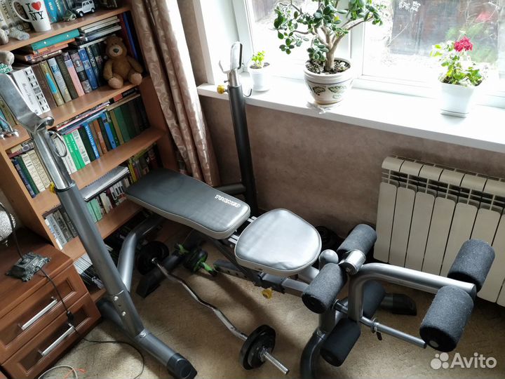 Скамья для жима и штанга 288.5кг