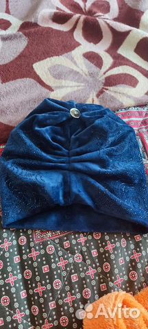 Шапка бархатная