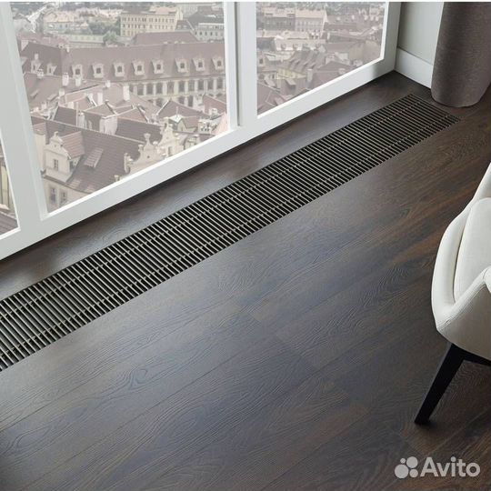 Конвектор в пол kwhv 420-120-1800 мощность 5341 Вт