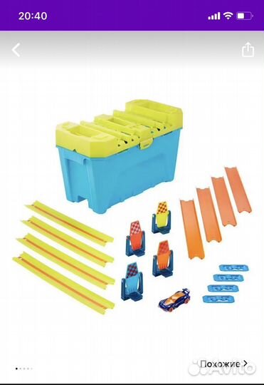 Гоночный трек hot wheels