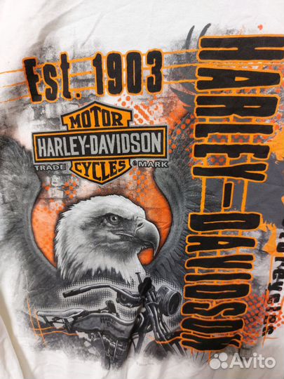 Harley davidson лонгслив L, новый